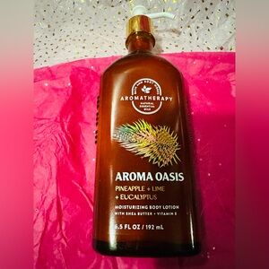 Bath & Body Works Aroma Oasis Body Lotion - Brown and Gold